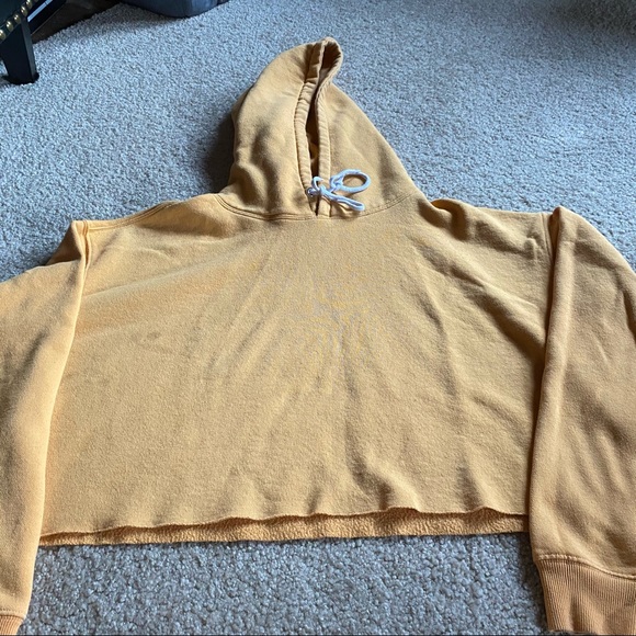 Sweatshirt, Cropped Tropical Orange Wild Fable - Picture 4 of 7